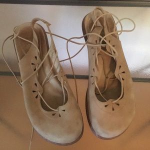 Dansko Gretel lace up/sling back, Size 38